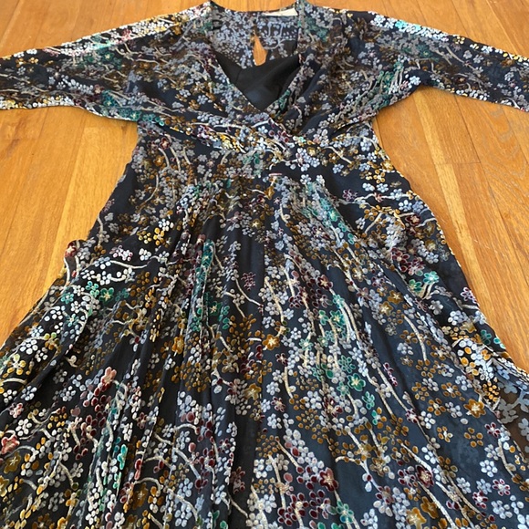Anthropologie boho chic Moulinette Soeurs floral jumpsuit size 2 - Picture 7 of 10